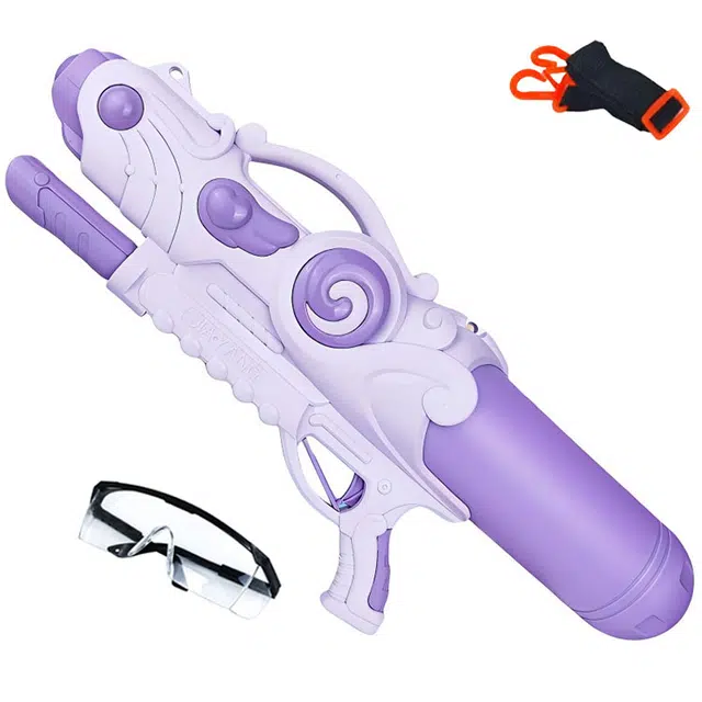 简普森 抽拉式大容量喷水高压 枪型玩具