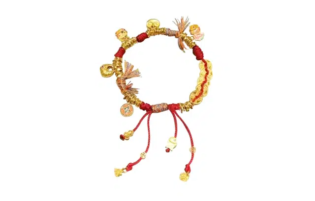 尚银福 铜钱盘缠 国潮新中式时尚气质复古轻奢高级感 古典大气小众创意设计八方来财拼接手饰 合金 手链 女款