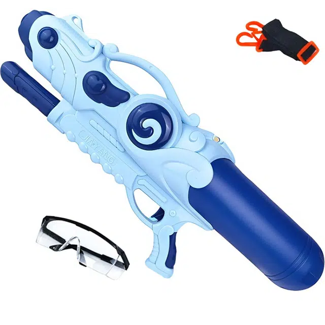 简普森 抽拉式大容量喷水高压 枪型玩具