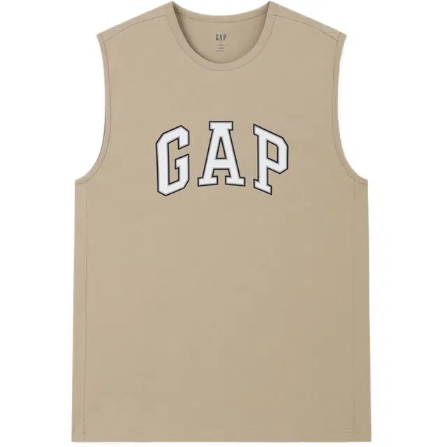 GAP Sleeveless Logo Tank White