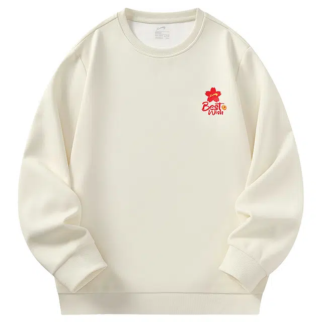 贵人鸟 生活系列 潮流百搭印花舒适套头圆领长袖卫衣 男女同款