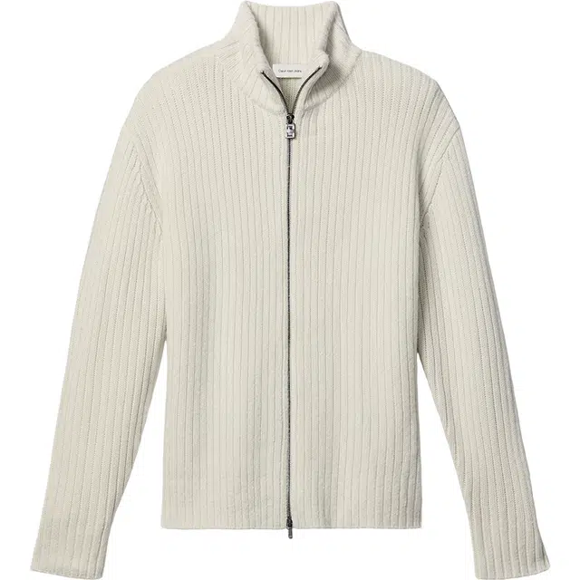 Calvin Klein Wool Blend Knit Cardigan