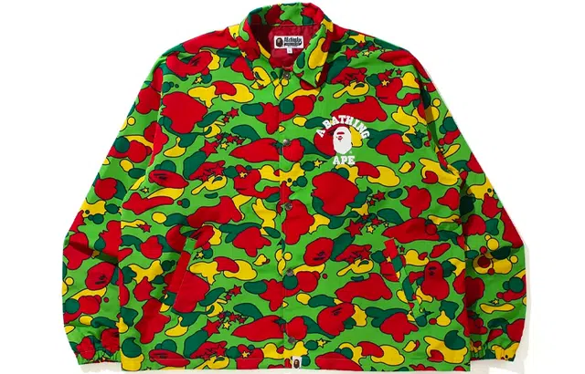 A BATHING APE Bape Sta Camo Relaxed Fit Coach Jacket