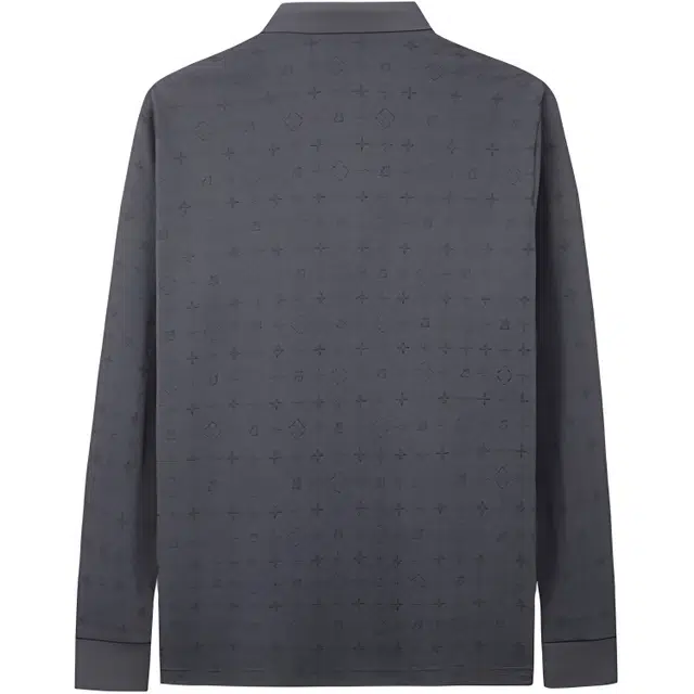 才子 棉感满印休闲通勤长袖衬衫 男款