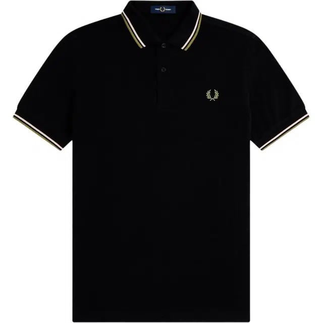 Fred Perry Polo Shirt Black/Green