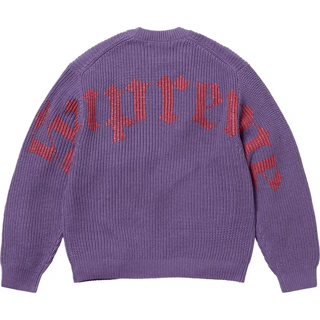 Supreme SS25 Old English Printed Sweater logo