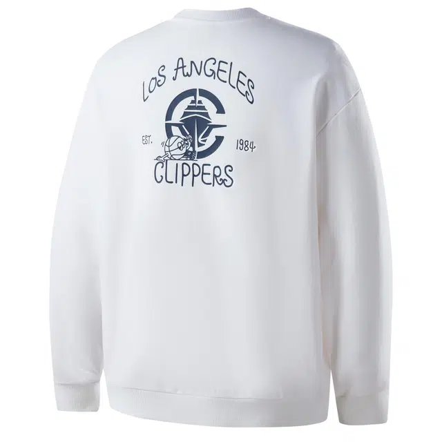 NBA Los Angeles Clippers Crewneck Sweatshirt White