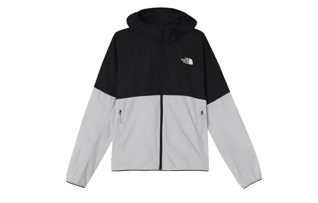 The North Face Wind Jacket Black Grey