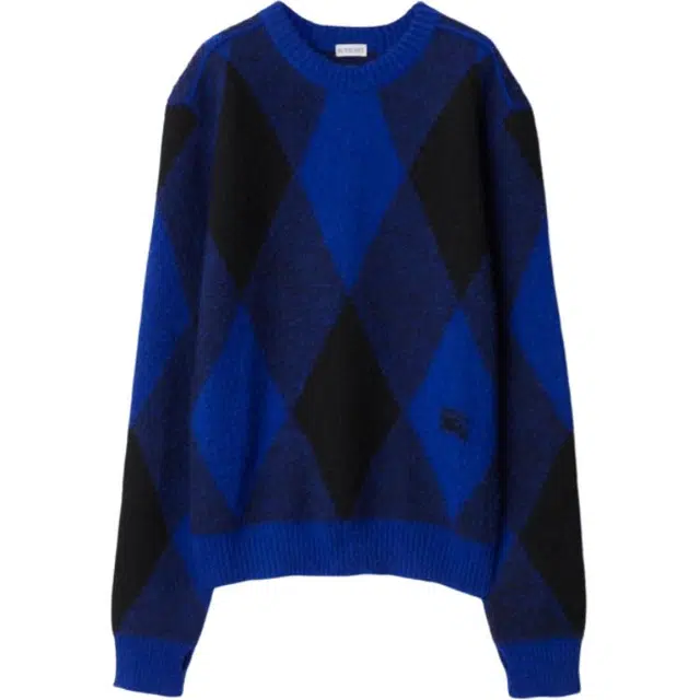 Burberry Argyle Wool Sweater