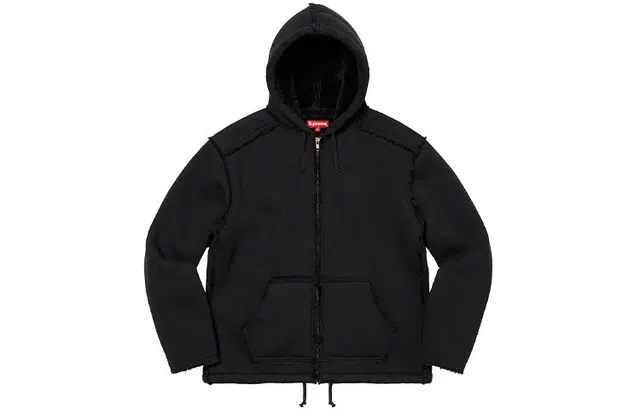 Supreme FW21 Faux Shearling Hooded Jacket