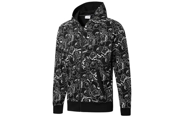 Puma CLUB AOP FZ Hoodie Logo