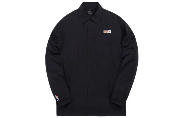 KITH x Nike FW21 For New York Knicks Coaches Jacket Black