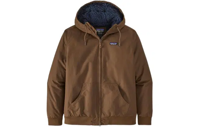 patagonia Lined Isthmus Hoody Logo