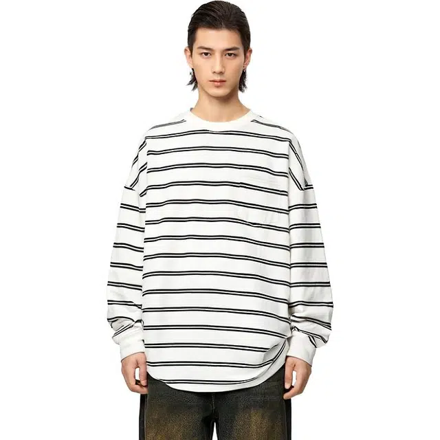 物质公式 复古美式小众设计欧美街头港风高级宽松感轻奢痞帅百搭长袖连帽抽绳套头卫衣 男女同款 白色