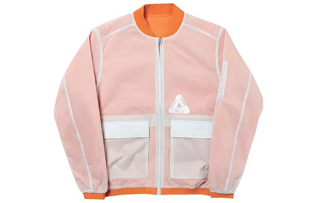 PALACE Reversible Overplay Bomber Orange Logo