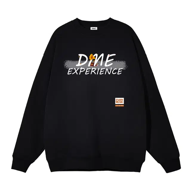 【dme】 宽松字母百搭涂鸦休闲长袖卫衣 男女同款