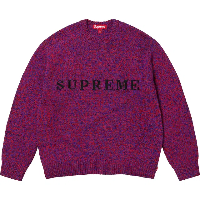 Supreme Contrast Logo Sweater
