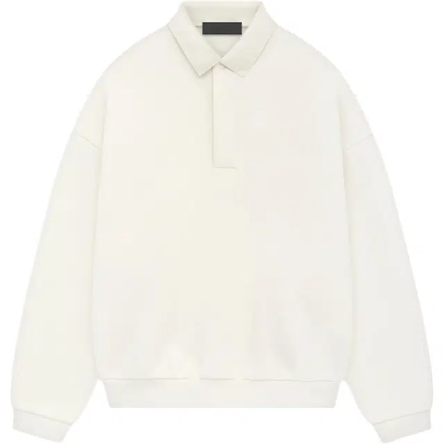 Fear of God Essentials Fleece Polo Ivory