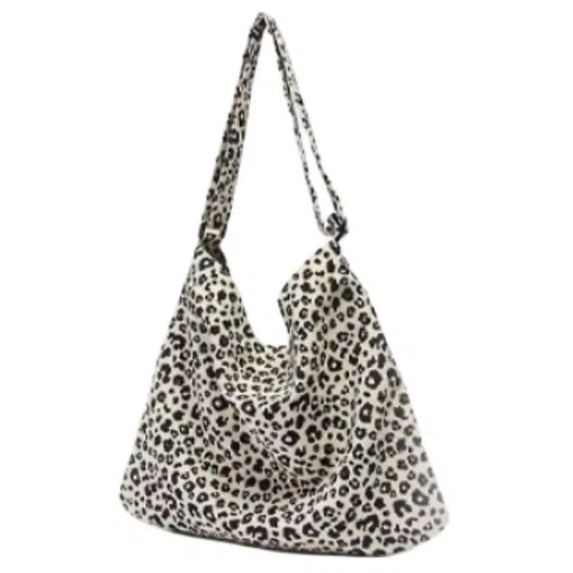 三福 时尚百搭简约 织物 单肩包 中号 女款 多色