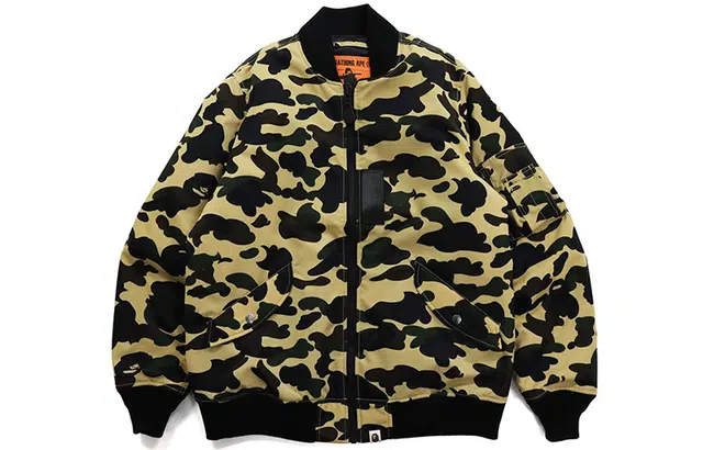 A BATHING APE BAPE 1st Camo MA-1 Jacket