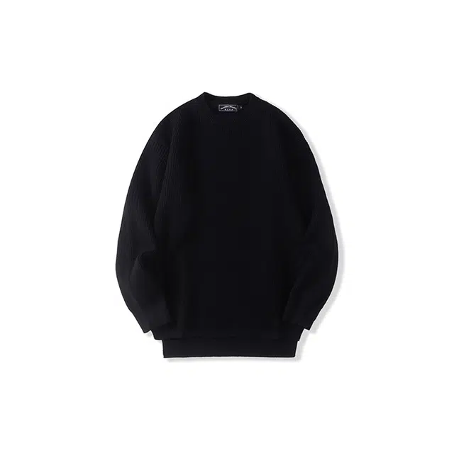 我是大卫 纯色简约慵懒感韩版宽松休闲长袖针织衫 男女同款