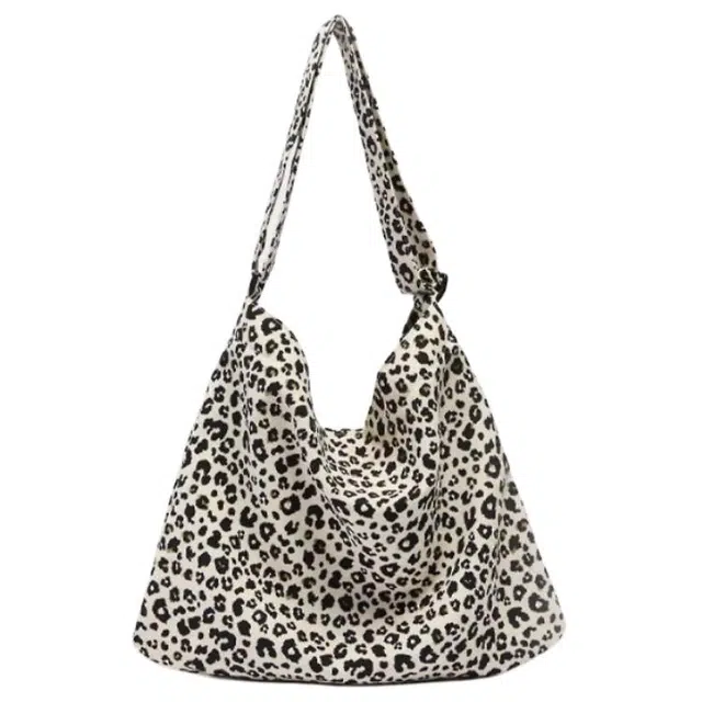 三福 时尚百搭简约 织物 单肩包 中号 女款 多色