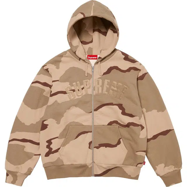 Supreme Arc Thermal Zip Up Hooded Sweatshirt