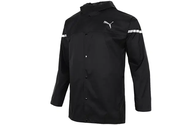 Puma Windbreaker Jacket Black