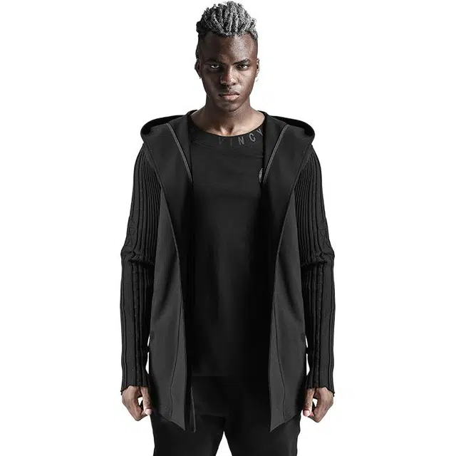 NORVINCY Black Hoodie