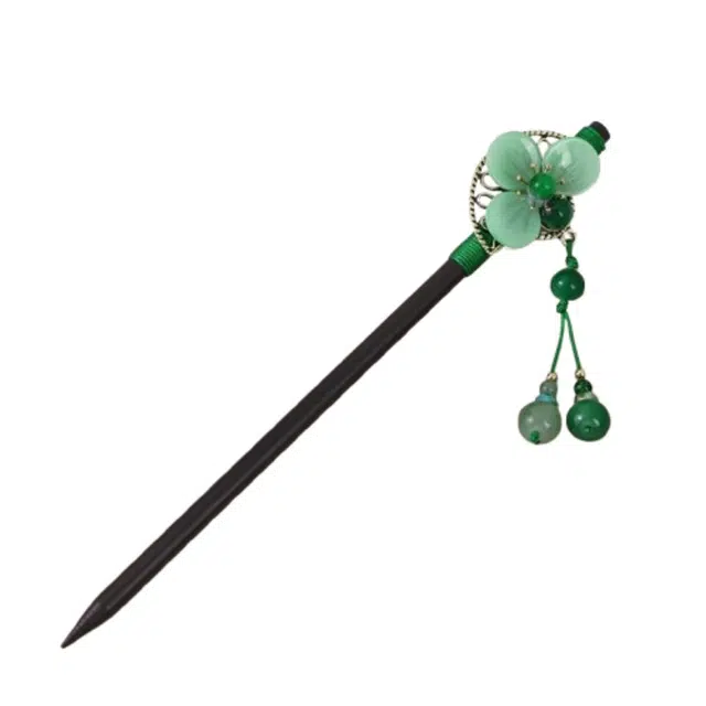 斜飞香 圣所 新中式流苏 木 发簪 女款