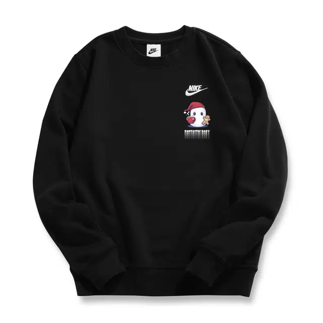 Nike Christmas Snowman Crewneck Sweatshirt Black