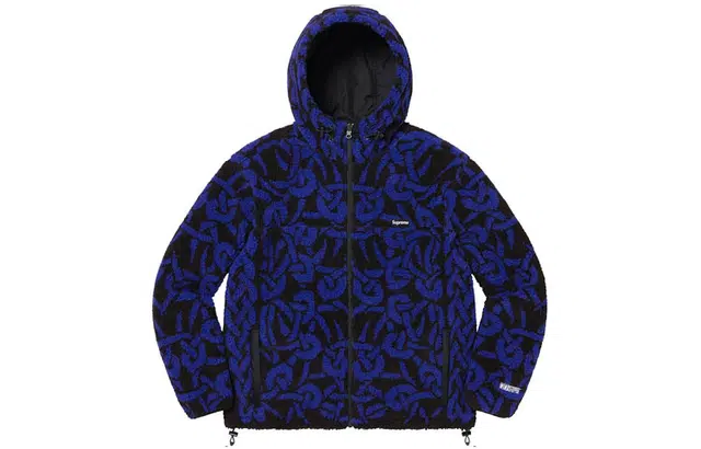 Supreme FW21 Week 7 x Fleece Hooded Celtic Knot Reversible Windstopper Jacket