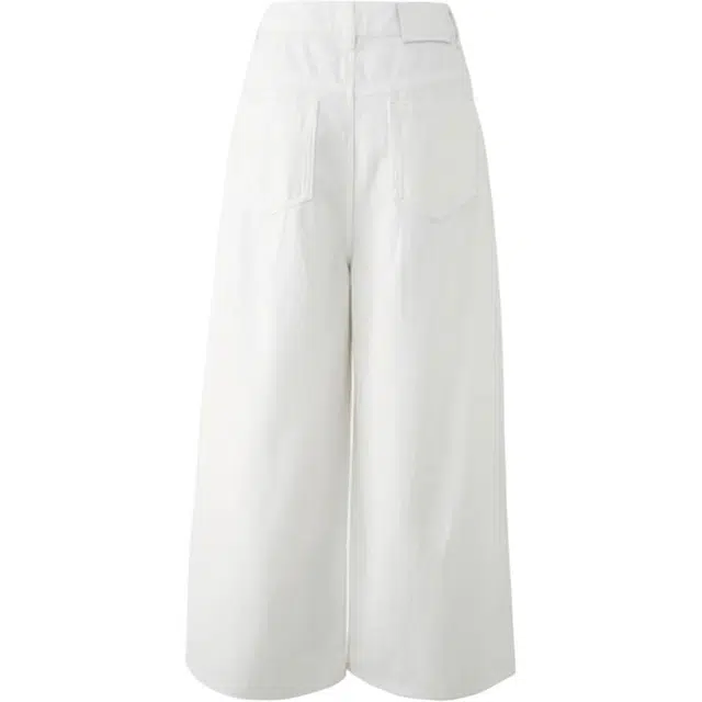 娅丽达 宽松水洗阔腿牛仔裤 女款