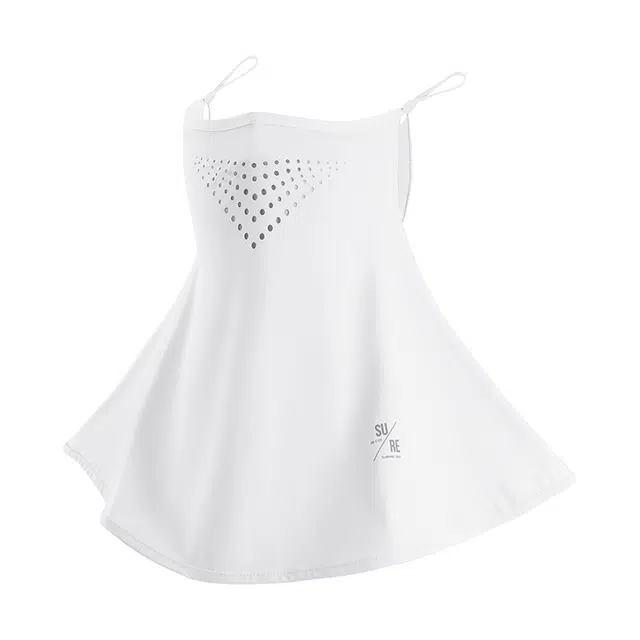 南极人 骑行口罩遮脖子全脸防紫外线脸基尼冰丝面纱遮阳骑车开车户外运动登山透气轻薄 锦纶 防晒面罩 女款