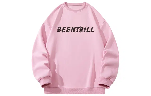 BEENTRILL Logo Cutout Crewneck Sweatshirt