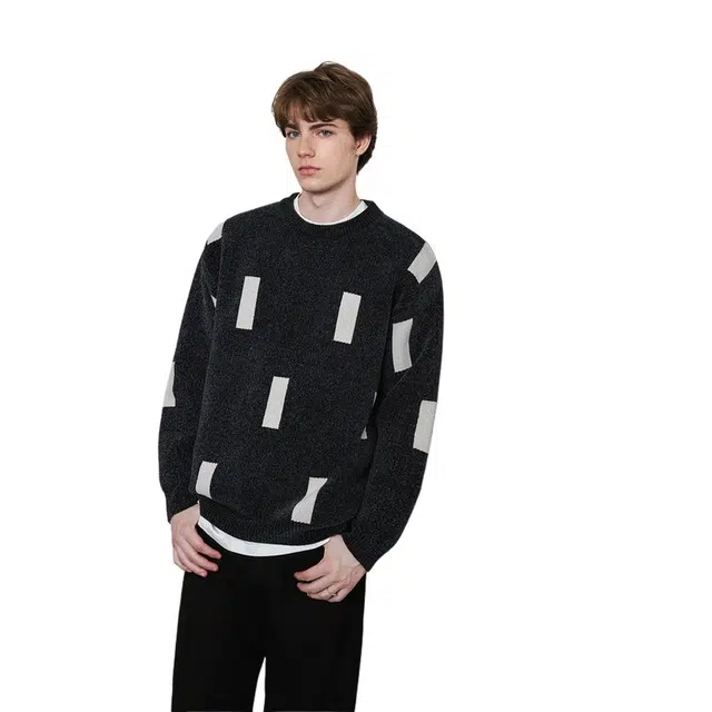 Lilbetter Retro Geometric Sweater