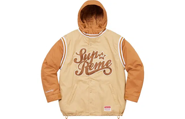 Supreme SS22 Week 9 x Mitchell Ness Quilted Sports Jacket