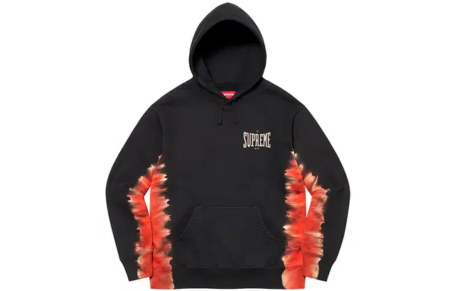 Supreme FW21 Week 12 Bleached Hooded Sweatshirt