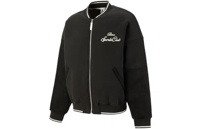 PUMA MMQ Baseball Jacket Black