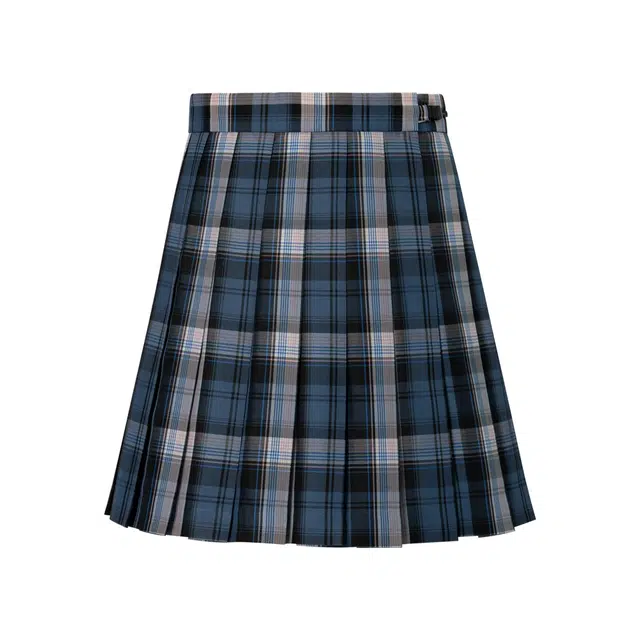 日暮星河 时尚舒适宽松长袖卫衣格子短裙休闲套装 女款