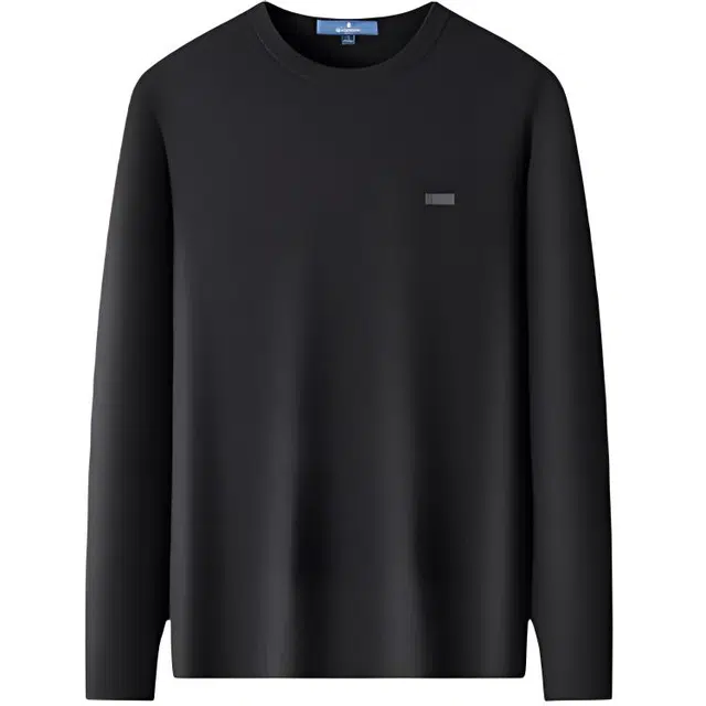 梦特娇 圆领时尚休闲经典纯色简约针织衫 男款