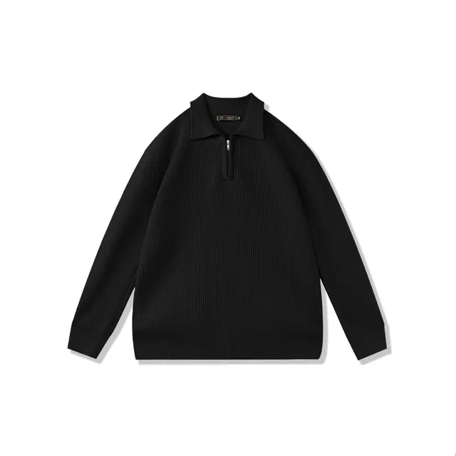 我是大卫 港风复古小众半拉链翻领设计感宽松套头针织衫 男女同款