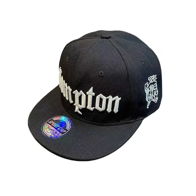 钓鱼熊 街舞帽嘻哈说唱帽女春秋深顶平沿帽街头潮流板帽大头围 棉 棒球帽 男女同款情侣款