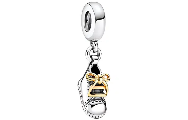 Pandora Baby Shoe Charm Silver