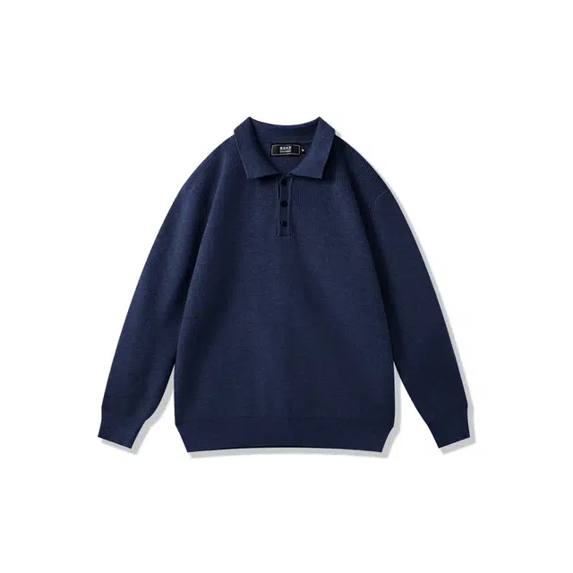 我是大卫 韩版时尚小众设计感纯色简约百搭宽松长袖针织衫 男女同款