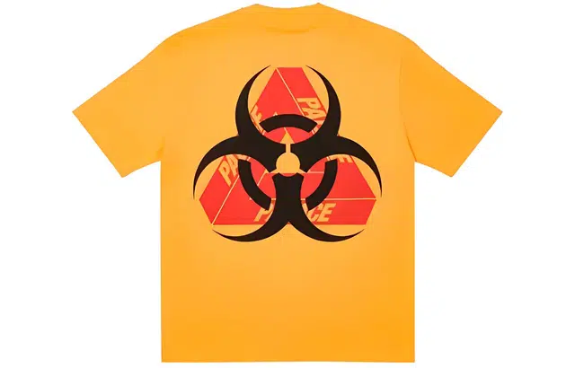 PALACE BIO HAZARD T-SHIRT ORANGE LogoT