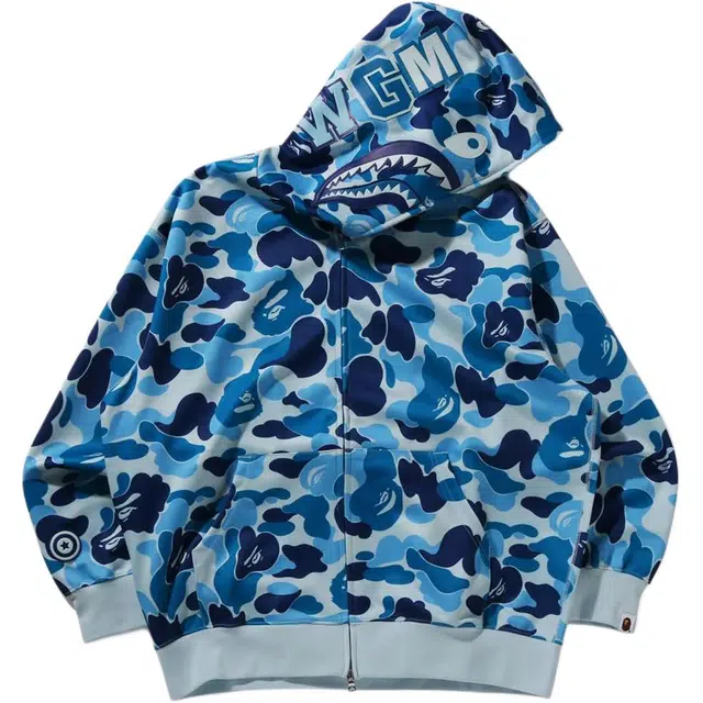 BAPE ABC CAMO Shark Hoodie
