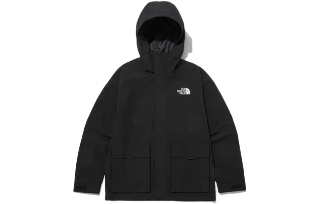 The North Face Logo Zip Hoodie Black
