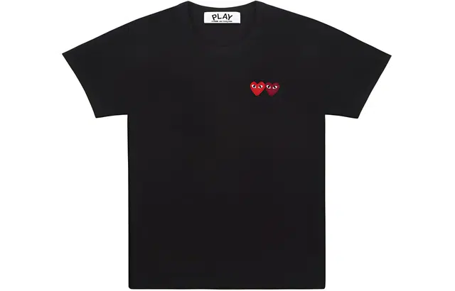 CDG Play SS24 Black Tee