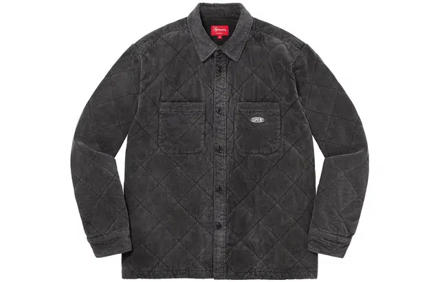 Supreme FW22 Week 11 Quilted Corduroy Shirt